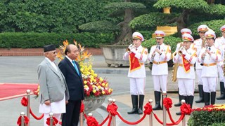 越南与尼泊尔发表联合声明
