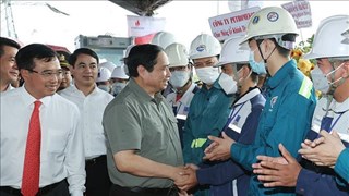 越南政府总理范明政出席后江一号热电厂项目落成仪式