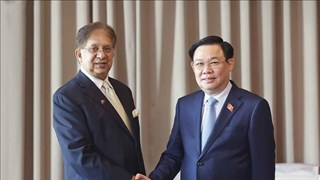 越南国会主席王廷惠会见孟加拉国与越南友好协会主席