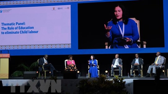 越南代表出席第五届全球消除童工会议  强调教育对消除童工的重要性