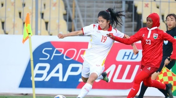 2022年女足亚洲杯预选赛：越南女足16-0完胜马尔代夫队