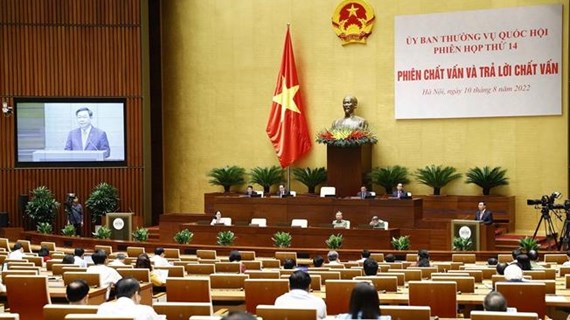 越南国会常务委员会第十四次会议：提升选民和普通人民群众关心关注领域的国家治理能力、效率和效力