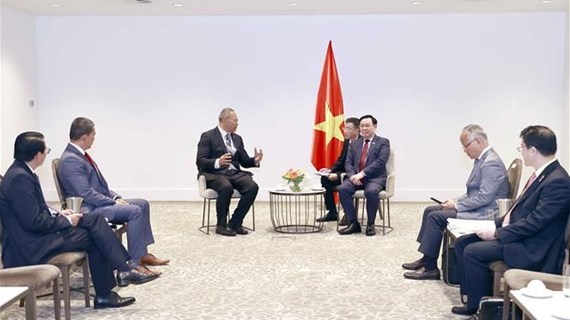越南国会主席王廷惠会见新西兰企业界代表