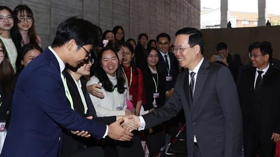 越南国家主席武文赏走访日本九州大学