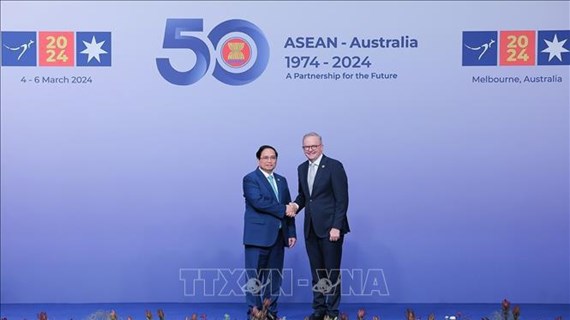 澳大利亚总理欢迎范明政总理及出席纪念东盟-澳大利亚关系50周年特别峰会的各国代表团团长