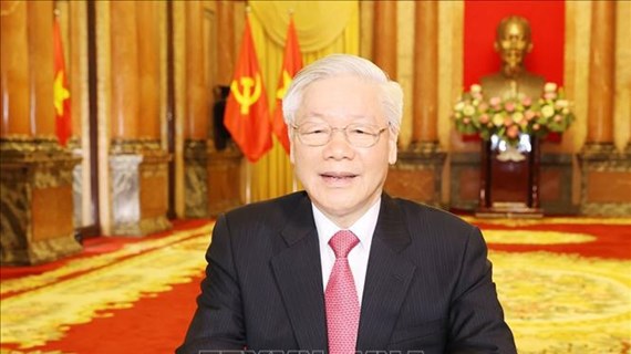 各国和政党领导人致电祝贺阮富仲总书记80岁生日