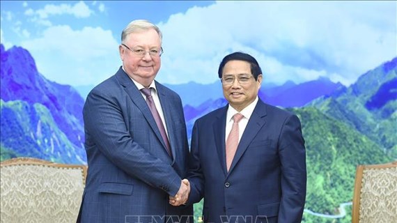 越南政府总理范明政会见俄罗斯律师协会主席谢尔盖·斯捷帕申