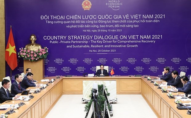 WEF主席博尔赫·布伦德：越南与世界经济论坛国家战略对话取得圆满成功和丰硕成果 hinh anh 1