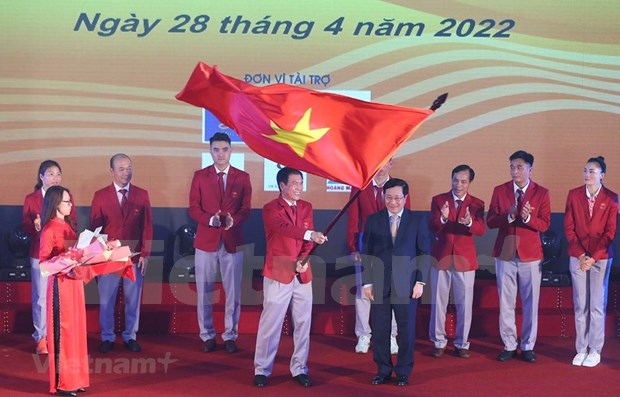 越南体育代表团出征第31届东运会 hinh anh 1