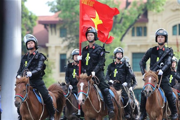 组图：越南机动警察骑兵队正式亮相 hinh anh 11