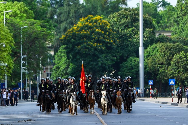组图：越南机动警察骑兵队正式亮相 hinh anh 16
