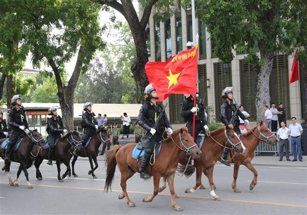 组图：越南机动警察骑兵队正式亮相 hinh anh 4