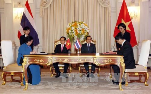 越泰第三次联合内阁会议发表联合声明 hinh anh 1