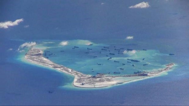 美国指控中国扩大东海陆域吹填工程规模 hinh anh 1
