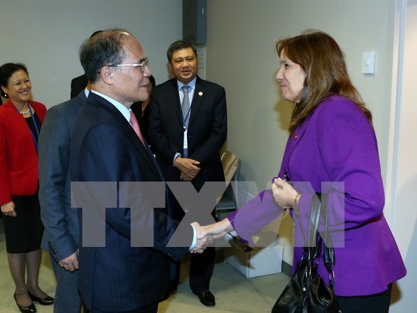 阮生雄主席会见古巴国会副主席马查杜和美国企业代表 hinh anh 1