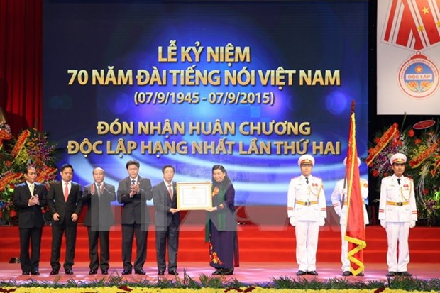 越南之声广播电台举行建台70周年庆典 hinh anh 1