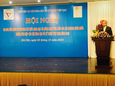越南科学技术协会联合会举行爱国竞赛大会暨科学技术知识分子表彰仪式 hinh anh 1