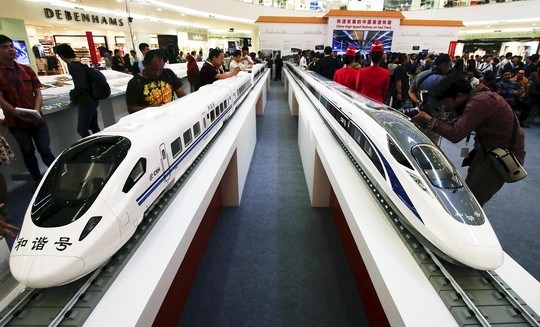 中国与印尼签署总额为55亿美元的高铁协议 hinh anh 1