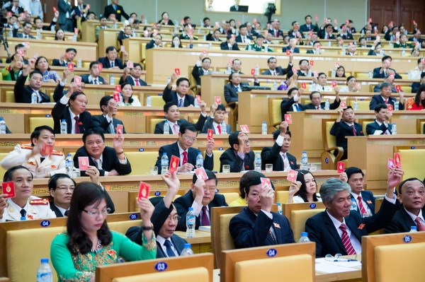 越共兴安省2015-2020年任期第十八次代表大会圆满落幕 hinh anh 3
