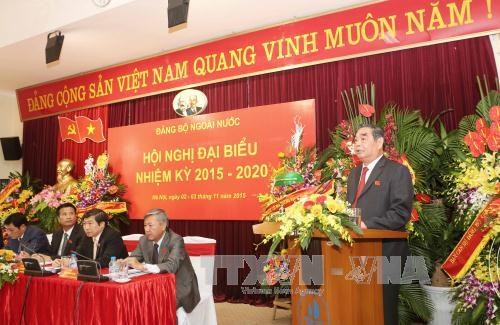 2015-2020年任期越共海外事务党委大会在河内召开 hinh anh 1