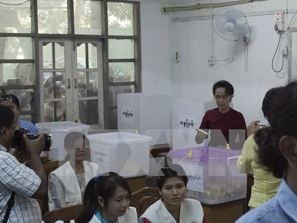 缅甸大选官方计票结果9日至15日陆续公布 hinh anh 1