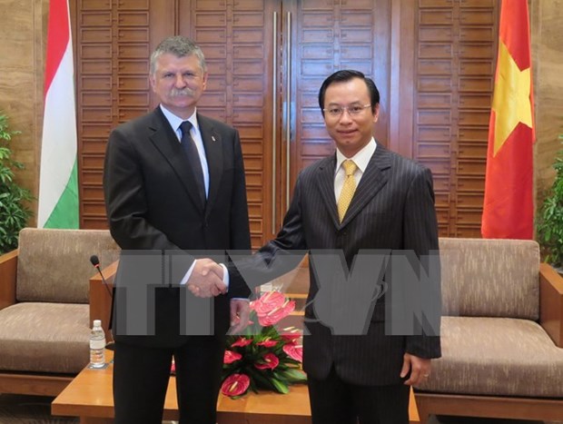 匈牙利国会高级代表团访问岘港市 hinh anh 1