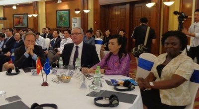 越南欧盟卫生合作20周年纪念典礼在河内举行 hinh anh 1
