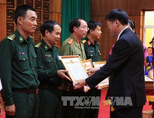 越南老挝加强边境界碑加密改造工作 hinh anh 1