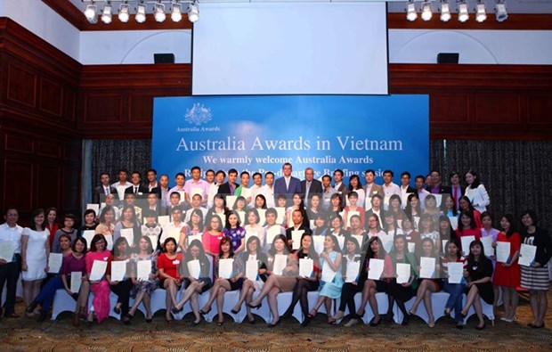 139名越南学员获得澳大利亚政府奖学金 hinh anh 1