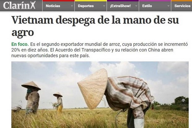 阿根廷媒体称赞越南农业发展成就 hinh anh 1