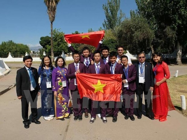 第12届国际青少年科学奥赛越南六名选手均获奖 hinh anh 1