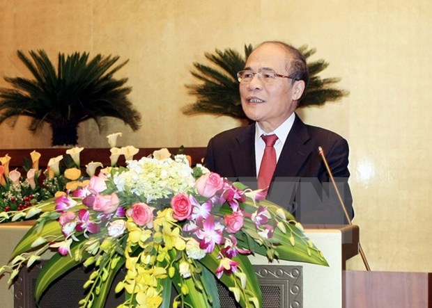越南国会主席阮生雄访华有助于促进越中关系稳定健康和可持续发展 hinh anh 1