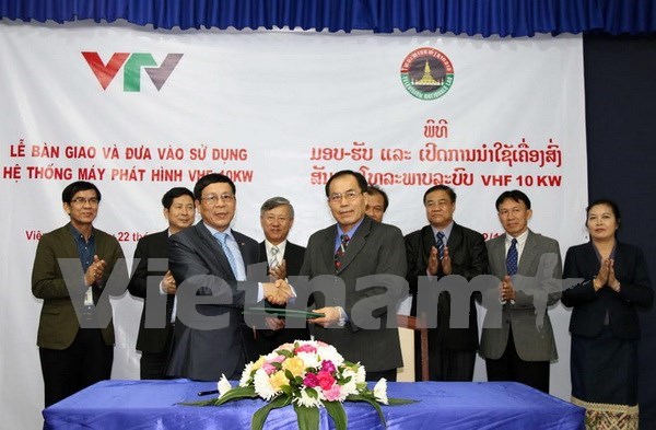 越南协助老挝国家广播电视台扩大覆盖范围 hinh anh 1