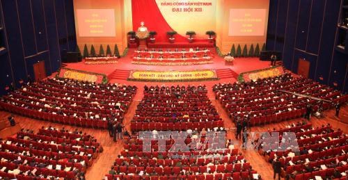越南共产党第十二次全国代表大会在河内隆重开幕 hinh anh 1