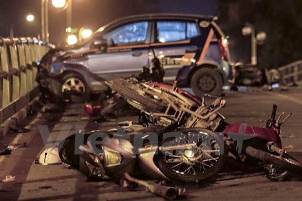 截至2016年春节初四因交通事故死亡人数140人 hinh anh 1