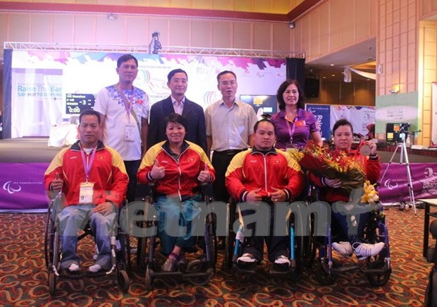越南运动员在2016年世界残疾人举重锦标赛夺得两枚金牌 hinh anh 1
