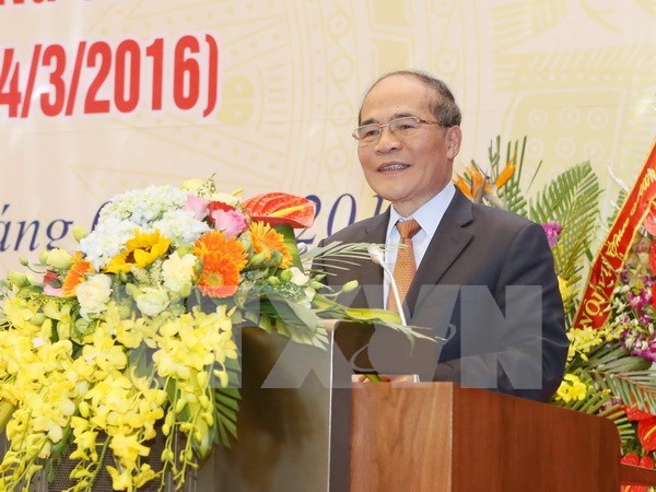 越南国会主席阮生雄出席国会法律委员会传统日70周年纪念典礼 hinh anh 1