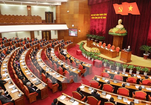 越共第十二届中央委员会第二次全体会议落下帷幕 hinh anh 1