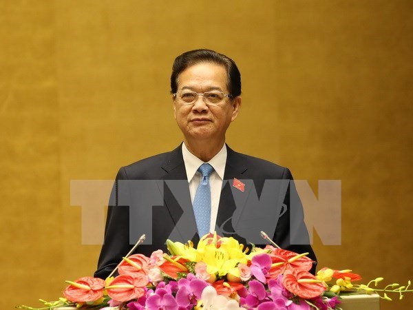 阮晋勇总理：2011-2015年阶段越南宏观经济运行总体平稳 hinh anh 1