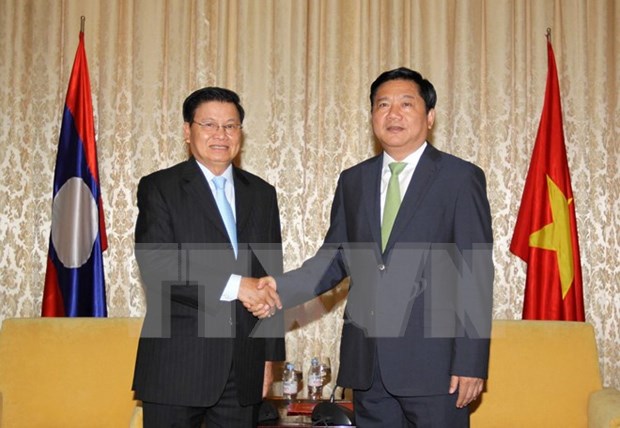 胡志明市领导人会见老挝总理通伦·西苏里 hinh anh 1