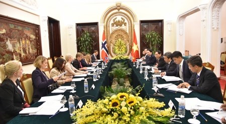 第八次越南和挪威外交副部长级政治磋商会在河内举行 hinh anh 1
