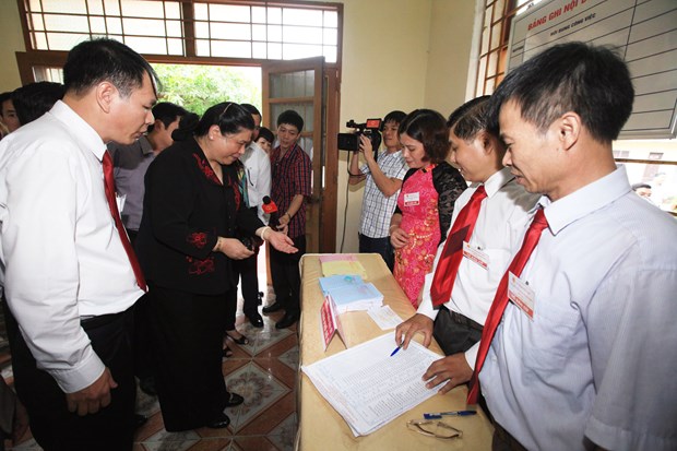 政府副总理张和平等领导检查各地选举工作 hinh anh 3