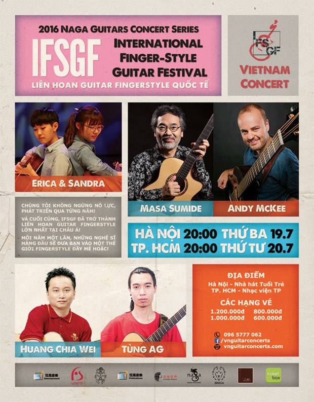 国际指弹吉他音乐节即将在越南举行 hinh anh 1