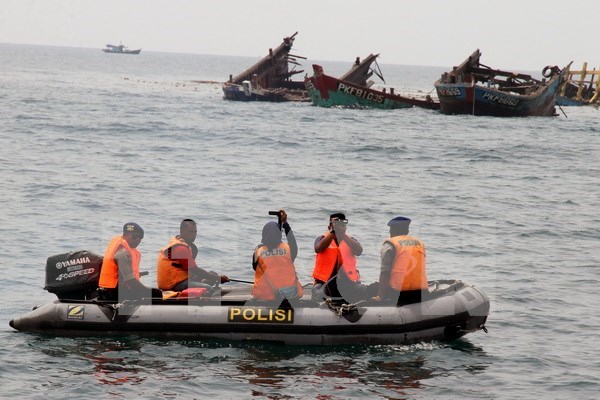 印尼对有意进入该国领海非法捕鱼的外国船只发出警告 hinh anh 1