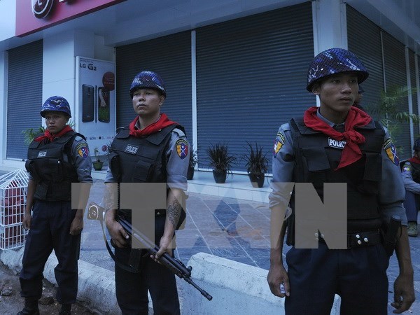 缅甸同联合国毒品和犯罪问题办公室加强反恐合作 hinh anh 1