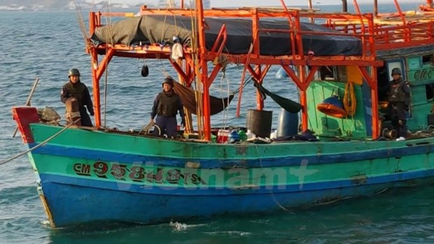 越南驻泰大使馆对在泰国海域被扣留的渔民进行公民保护工作 hinh anh 1
