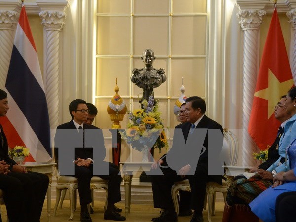 越南政府副总理武德儋对泰国进行正式访问 hinh anh 1
