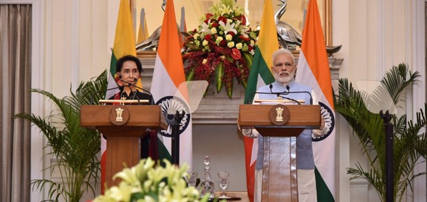 缅甸与印度加强诸多领域的合作 hinh anh 1