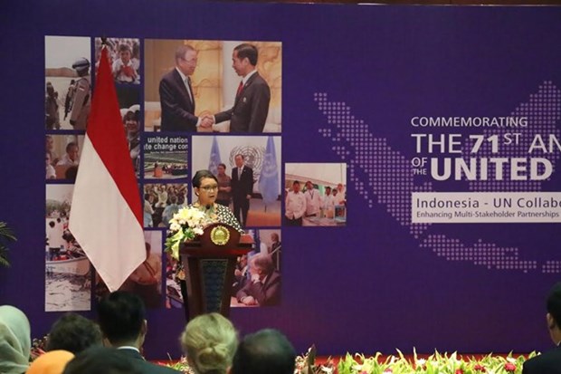 印尼与联合国促进有关各方合作 实现可持续发展 hinh anh 1