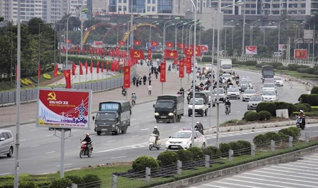 越共十二大：国际舆论高度评价越南经济前景 hinh anh 1